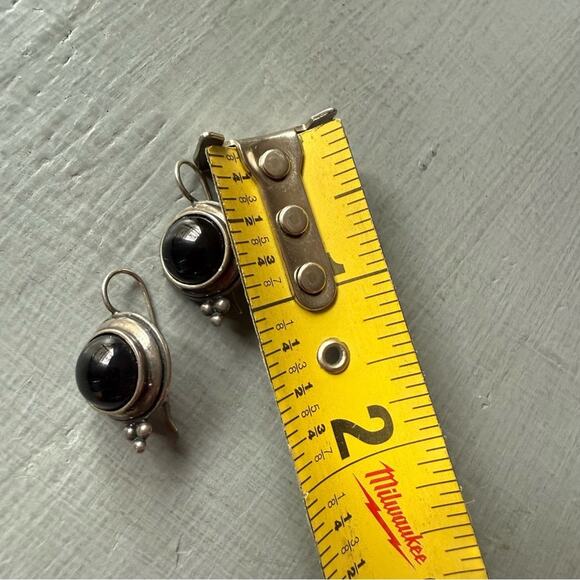 925 Sterling Silver &  Stone Earrings - Picture 4 of 6